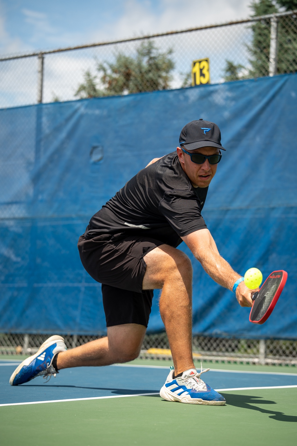 Jaron competing near the kitchen line